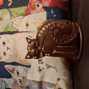 Decorative Metal Cat Silhouette